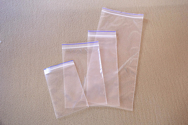 Bolsas de plástico con cierre zip hermético - Aptas para uso